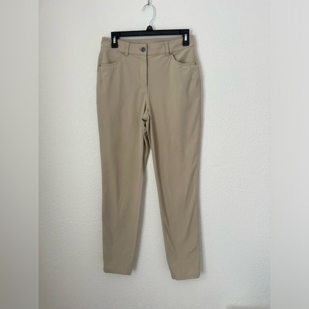 Lululemon Pants Women’s 8 Tan Tapered Leg Trousers